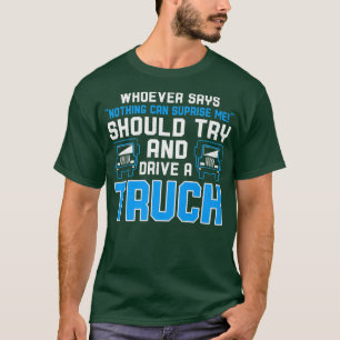 Camiseta Trucking Country Trucker Diesel Freight Truck Driv