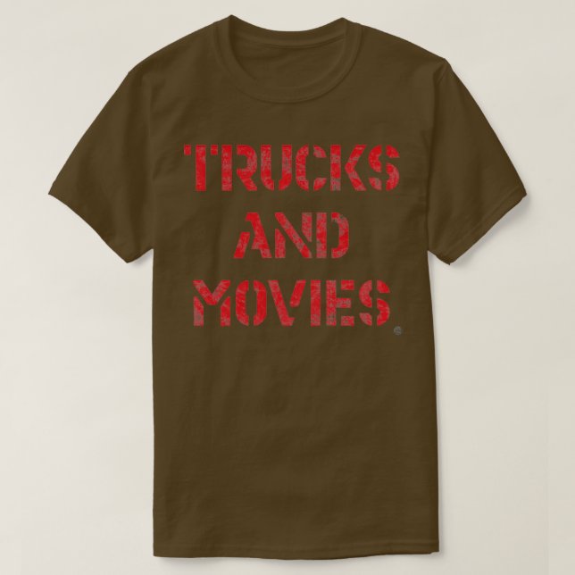 Camiseta Trucks And Movies (Diseño del anverso)