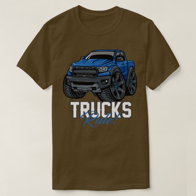 Camiseta Trucks Rule Truck Love  (Diseño del anverso)