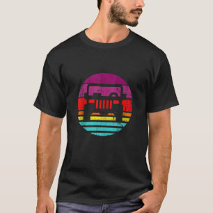 Camiseta Truco 4x4 de la ruta de vacaciones de verano retro