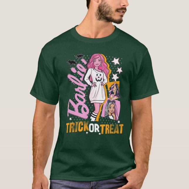 Camiseta Truco Barbie o trata Halloween (Anverso)