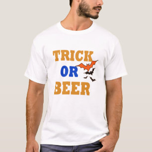 Camiseta truco de amante de la cerveza o trébol divertido d