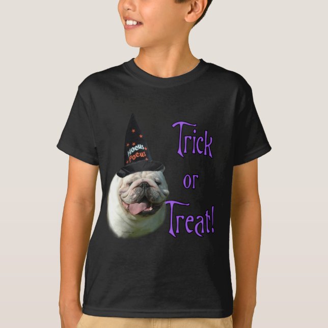 Camiseta Truco de bulldog (Anverso)