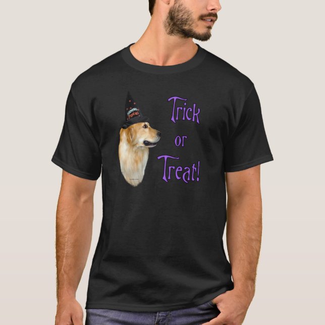 Camiseta Truco de Golden Retriever (Anverso)