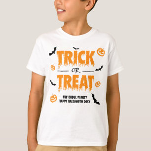 Camiseta Truco de la bata de calabaza o tema de la luz del