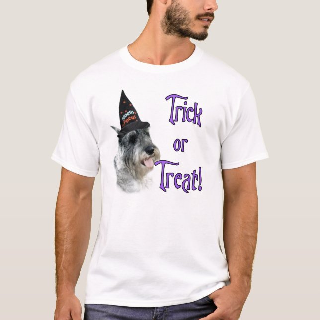 Camiseta Truco de Schnauzer estándar (Anverso)