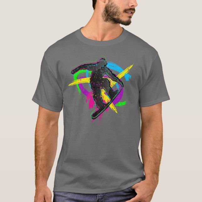 Camiseta Truco de snowboard (Anverso)