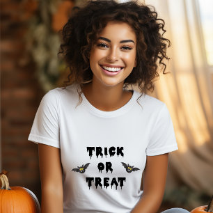 Camiseta Truco gótico o tratamiento de murciélagos pequeños