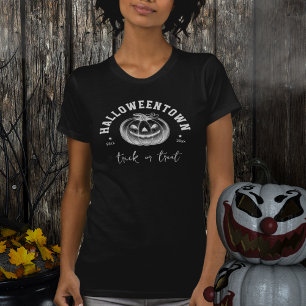 Camiseta Truco moderno de Halloween o calabaza de tratantes