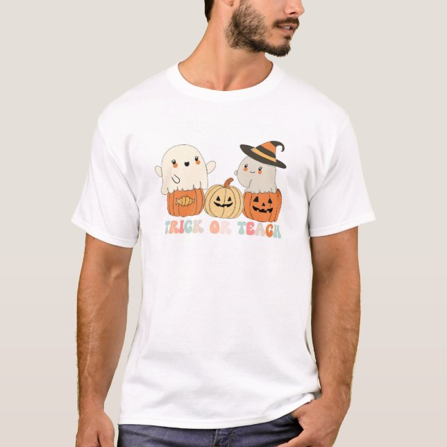 Camiseta truco o enseña (Anverso)