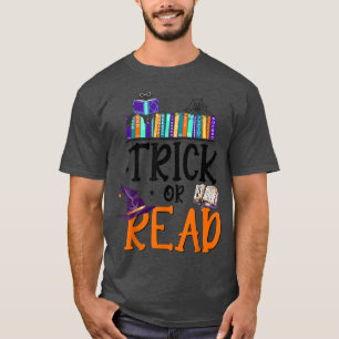 Camiseta Truco O Lectura, Leer Bruja, Lover De Libros, Bibl