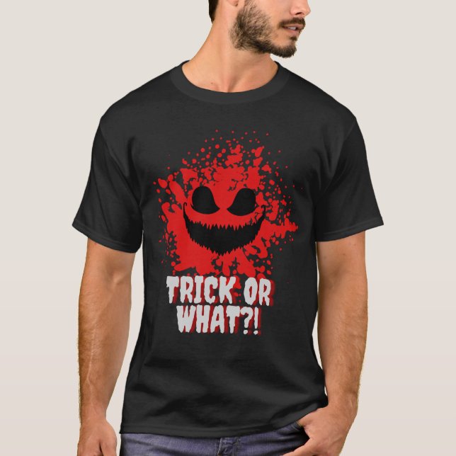 Camiseta Truco o regalo de Halloween (Anverso)