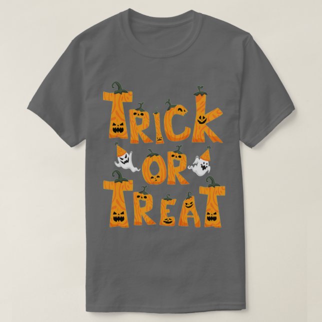 Camiseta Truco O Tratamiento (Diseño del anverso)