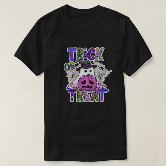 Camiseta Truco o tratamiento (Diseño del anverso)