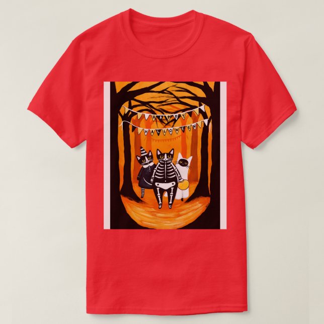 Camiseta Truco o tratamiento (Diseño del anverso)
