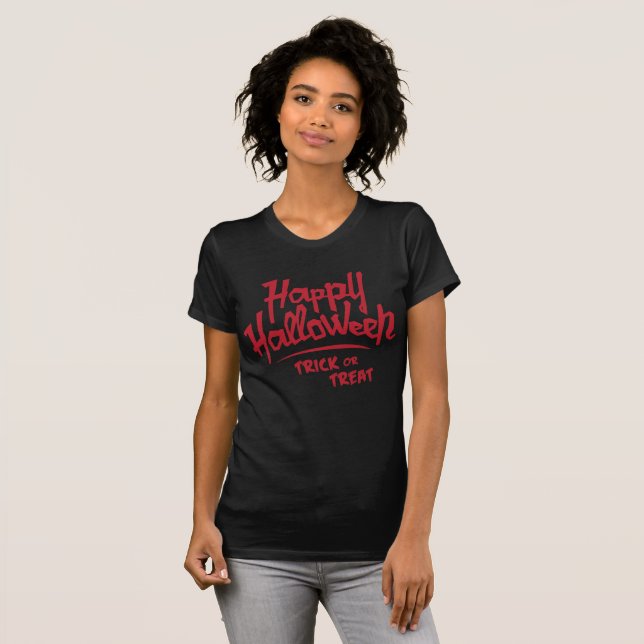 Camiseta truco o tratamiento (Anverso completo)