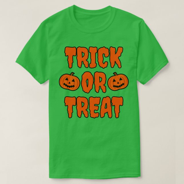 Camiseta Truco O Tratamiento 1 (Diseño del anverso)
