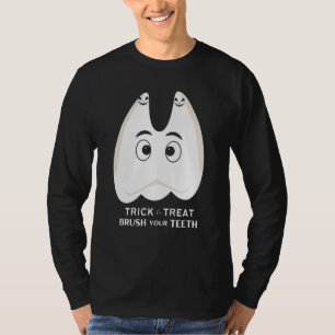 Camiseta Truco o tratamiento Cepillo de dientes Halloween G