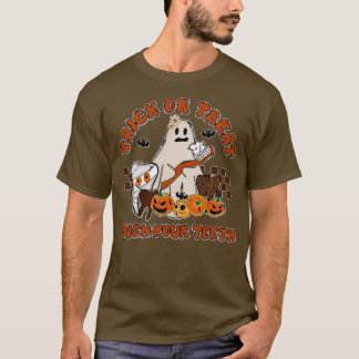 Camiseta Truco o tratamiento Cepillo de dientes Halloween G