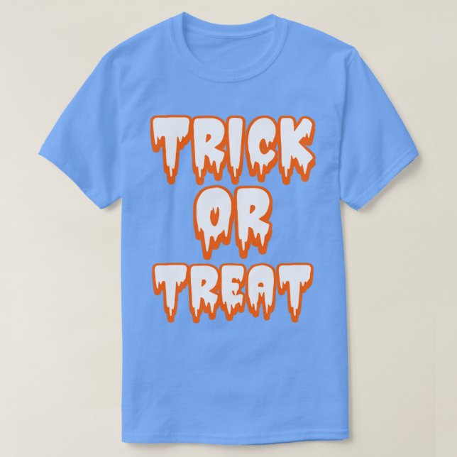 Camiseta Truco O Tratamiento De Halloween7 (Diseño del anverso)