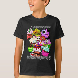 Camiseta Truco O Tratamiento Me Dan Algo Horroroso De Comer