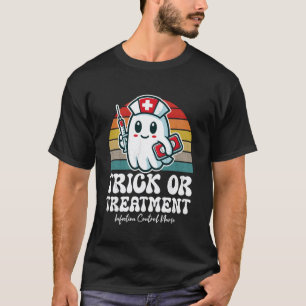 Camiseta Truco o Tratamiento Monada de Halloween Infección