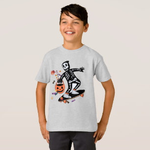Camiseta Truco o tratamiento para patinadores