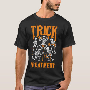 Camiseta Truco o Tratamiento PT Fisioterapia Esqueleto Ha