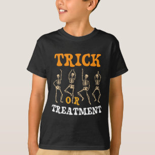 Camiseta Truco O Tratamiento Terapia Física Skeleton Pt Ha