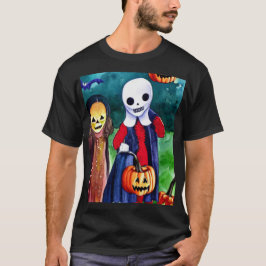 Camiseta Truco o tratamientos de Halloween