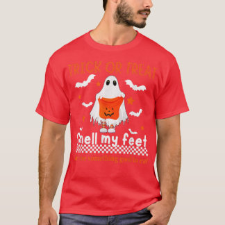Camiseta Truco O Trate De Oler Mis Pies Alucinante Fantasma