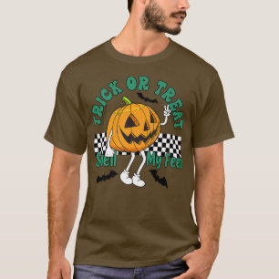 Camiseta Truco O Trate De Oler Mis Pies Funny Calabaza Hall