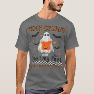 Camiseta Truco O Trate De Oler Mis Pies Vibes Sombrías Feli