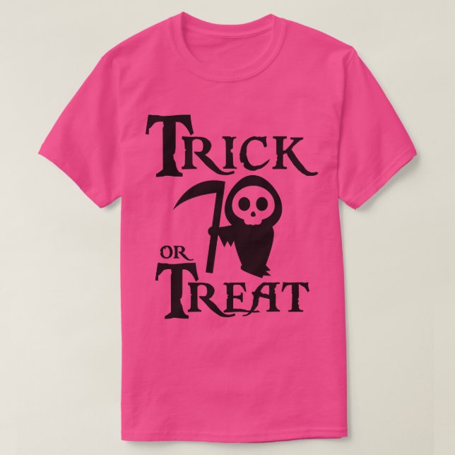 Camiseta Truco o trato (Diseño del anverso)