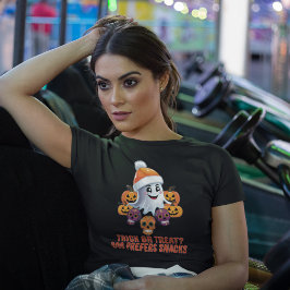 Camiseta Truco o trato a Boo Cita divertida fiesta de Hallo