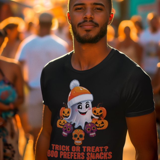 Camiseta Truco o trato a Boo Cita divertida fiesta de Hallo (Subido por el creador)