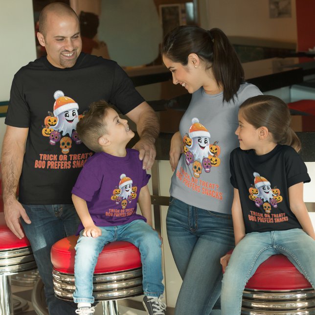 Camiseta Truco o trato a Boo Cita divertida fiesta de Hallo (Subido por el creador)