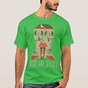 Camiseta Truco O Trato A Ghost Halloween Halloween Desig