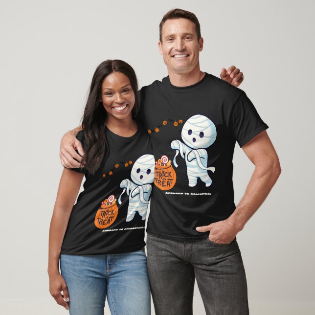 Camiseta Truco o trato a mi mamá Halloween Candy niños dive (Unisexo)