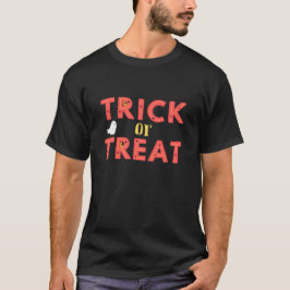 Camiseta Truco o trato a mujeres y hombres negros