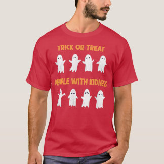 Camiseta Truco o trato a personas con amabilidad Halloween