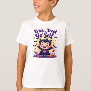Camiseta Truco o trato al vampiro de Halloween