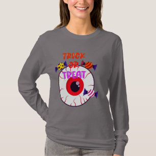 Camiseta Truco O Trato - Béisbol Gigante Y Vela De Hallowee