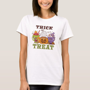 Camiseta Truco O Trato De Café Delight