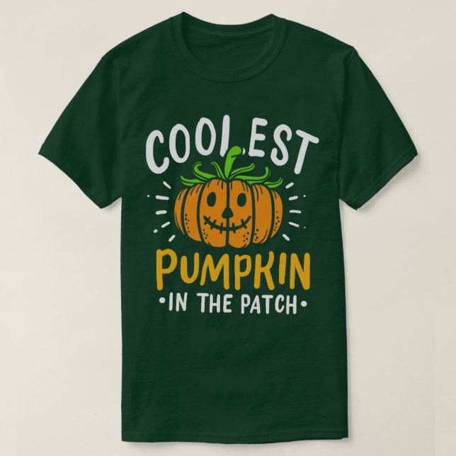 Camiseta Truco o trato de calabaza Halloween (Diseño del anverso)