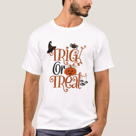 Camiseta Truco o trato de Halloween