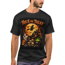 Truco o trato de Halloween masculino negro