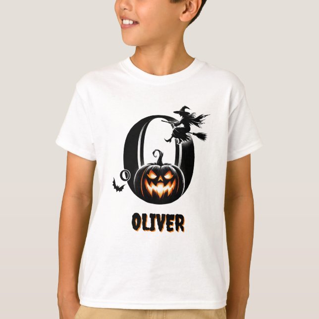 Camiseta Truco o trato de Halloween mate (Anverso)