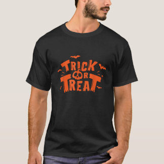 Camiseta Truco o trato disfraz de Halloween perezoso Funny