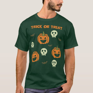 Camiseta Truco O Trato Divertido Fiesta De Halloween Tee Sc